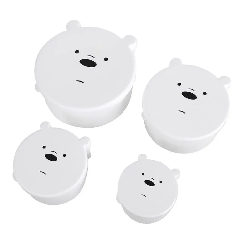 Cartoon Network We Bare Bears Set of 4 Food Container